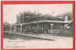 CP PK NINOVE  Intérieur De La Gare   Edit De Clercq Adriaens - Ninove