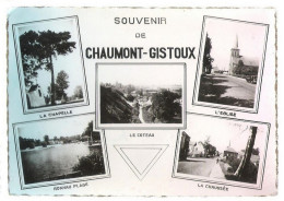 CP CHAUMONT GISTOUX Souvenir : Le Coteau, Ronvau Plage, La Chapelle, La Chaussée, L'église - Chaumont-Gistoux