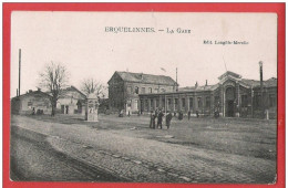 CP  ERQUELINNES  Edit. Lonfils Merelle  La Gare  (vers 1900) - Erquelinnes