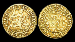 Netherland Gelderland Karel (Charles)van Egmond Gold Florin (rijdersgulden) - Provincial Coinage