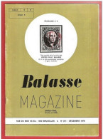 BALASSE MAGAZINE Bimestriel  N°241  - Décembre  1978 - Français (àpd. 1941)