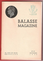 BALASSE MAGAZINE N°27 Octobre 1942 68  Pages Avec Articles Intéressants + 10ème Supplément Du Catalogue BALASSE 1940 - Francés (desde 1941)