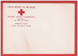 AUDERGHEM Croix Rouge De Belgique Section Locale  - 28 , Rue Du Bocq -  Non écrite - Auderghem - Oudergem