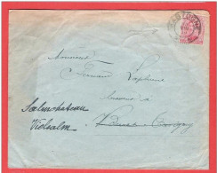 ALbert Sur Lettre Obl  Fortune BASTOGNE 23 VIII 1919 Vers Tavigny Redirigé Vers Vielsalm - Fortune Cancels (1919)