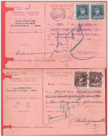 ALBERT KEPI  3  Cartes Récépissé Ontvangkaart   RONSE (8ème échelon) ANTWERPEN (éch 7) Et CUREGHEM (éch 3) - 1934-1935 Leopoldo III