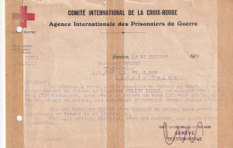 14-18  CROIX ROUGE 27 VI 1917  Brancardier DULIEU Internement En SUISSE ?  Prisonnier Civil  à La Prison LÜTTRINGHAUSEN - Krijgsgevangenen