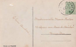 2 CP  Obl Fortune LAEKEN 11 :  Franchise Vers ADINKERKE    Et Obl 31 XII 1918 ! - Fortune Cancels (1919)