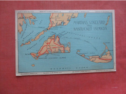 Map Marthas Vineyard  Nantucket  Islands - Massachusetts > Nantucket>   Ref 6071 - Nantucket