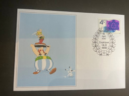 (2 R 2) Asterix - Olbeix + Idefix - With Australian YMCA Stamp - Otros & Sin Clasificación