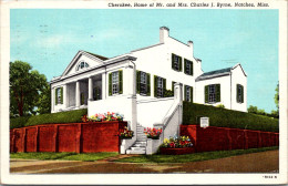 Mississippi Natchez Cherokee Home Of Mr And Mrs Charles J Byrne 1950 Curteich - Other & Unclassified