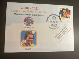 (2 R 4) Japan Tokyo Olympic Games - Australia Gold Medal - Swimming (10 Of 10) K. McKeown - Otros & Sin Clasificación