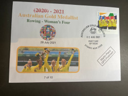 (2 R 4) Japan Tokyo Olympic Games - Australia Gold Medal - Rowing (7 Of 10) Women's Four - Otros & Sin Clasificación