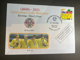 (2 R 4) Japan Tokyo Olympic Games - Australia Gold Medal - Rowing (4 Of 10) Men's Four - Otros & Sin Clasificación