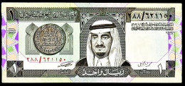 A8 SAUDI ARABIAN    BILLETS DU MONDE   BANKNOTES  1 RIYAL 1979 - Saoedi-Arabië