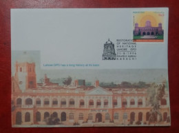 1996 PAKISTAN FDC COVER WITH STAMPS RESTORATION OF NATIONAL HERITAGE LAHORE - Pakistan