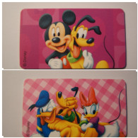 LOT MAGNET AIMANT DISNEY MICKEY DONALD PLUTO DAISY - Otros & Sin Clasificación