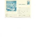 Romania - Postal Stationery Postcard Unused 1974(155) - Savinesti - The Factory Of Synthetic Fibers And Yarns - Usines & Industries