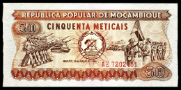 A8 MOZAMBIQUE    BILLETS DU MONDE   BANKNOTES  50 METICAIS 1980 - Moçambique