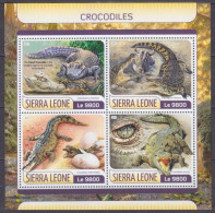 2017 Sierra Leone 8600-8603KL Reptiles / Crocodiles 11,00 € - Serpents