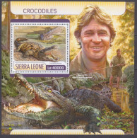 2017 Sierra Leone 8604/B1249 Reptiles / Crocodiles 11,00 € - Serpents