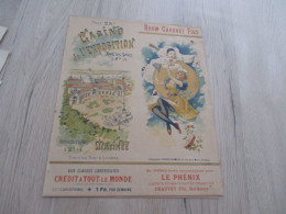Programme Illustré 1895 Très Nombreuses Pub Dont Rhum Chauvet Bordeaux 2 Trous D'archivages Sinon TB - Programmi