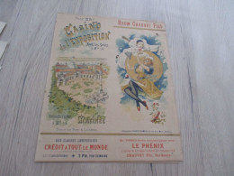 Programme Illustré 1895 Très Nombreuses Pub Dont Rhum Chauvet Bordeaux 2 Trous D'archivages Sinon TB - Programmes