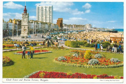 CPSM 9 X 14  Grande Bretagne Angleterre (44) MARGATE Clock Tower And Marine Terrace  La Tour De L'Horloge - Margate