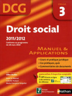 Droit Social épreuve 3 DCG 11 De Gilles Lhuilier (2011) - Management