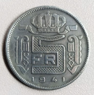 Belgique - 5 Francs 1941 - 5 Francs