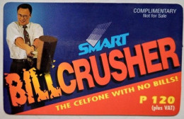 Philippines Smart P120 BillCrusher " Complimentary - Not For Sale " - Philippinen