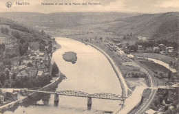 Hastiere - Panorama Et Vue De La Meuse Vers Hermeton Feldpost - Hastière