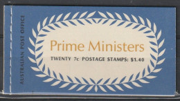 AUSTRALIA - 1972, Prime Ministers Booklet With 5x4v - Cuadernillos