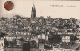 34 - Carte Postale Ancienne De  MONTPELLIER   Vue Aérienne - Montpellier