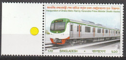 Bangladesh 2022, Postfris MNH, Inauguration Of Dhaka Metro Rail - Bangladesh