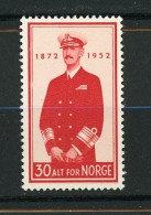 NORVEGE : ANNI. DU ROI HAAKON - Yvert N° 342 ** - Unused Stamps