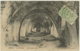 ORVAL -LUXEMBOURG -LES RUINES -LES SOUTERRAINS -USED 1912 - Florenville