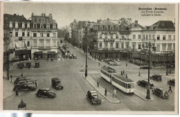 Bruxelles La Porte Louise    Tram Oldtimers  Cars - Avenues, Boulevards