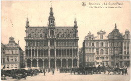 CPA Carte Postale Belgique Bruxelles La Grand Place Maison Du Roi 1919 VM67565 - Marktpleinen, Pleinen