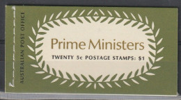 AUSTRALIA - 1969, Prime Ministers Booklet With 5x4v - Booklets