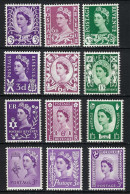 GRANDE BRETAGNE Ca.1958:  Les  ZNr. 300-311 Neufs** - Unused Stamps