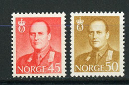 NORVEGE : OLAV V - Yvert N° 383+383A ** - Unused Stamps