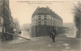 Paris * 15ème * Inondé * Boulevard De Grenelle Et Rue Des Usines * Cliché Du 28 Janvier 1910 * Crue Catastrophe - District 15