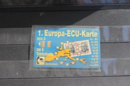Deutschland 1993; 1. Europa-ECU-Karte, Unbenutzt - Unclassified