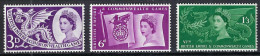 GRANDE BRETAGNE Ca.1958:  Les  ZNr. 297-299 Neufs** - Unused Stamps