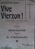 Partition Ancienne > Vive Vierzon !  1929 >   Réf: 30/5  T V19 - Canto (solo)