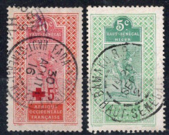 HAUT SENEGAL NIGER Timbres-poste N°35 & 21 Oblitérés FADA N'GOURNA & BAMAKO RP TB Cote : 3€50 - Used Stamps