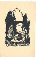 „Wassermann“, Scherenschnitt Von A.W. Schwindt, Nicht Gelaufen - Silhouettes