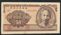 VIETNAM P61b 50 DONG 1951 #AB     VF NO P.h. - Viêt-Nam