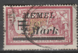 MEMEL 1922: YT 60, O - LIVRAISON RATUITE A PARTIR DE 10 EUROS - Used Stamps