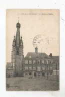 SOLRE LE CHATEAU (NORD) 7 LA MAIRIE ET L'EGLISE  1919 - Solre Le Chateau